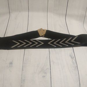 Black waist belt